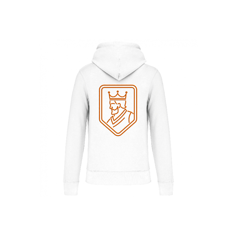 Koningsdag hoodie | Borduring voor- en achterkant